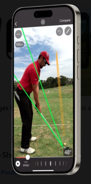 Full swing analysis in Golf Trainer